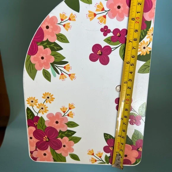 Vintage Metal Floral Bread Box with Roll Door fruit Motif - Picture 11 of 16